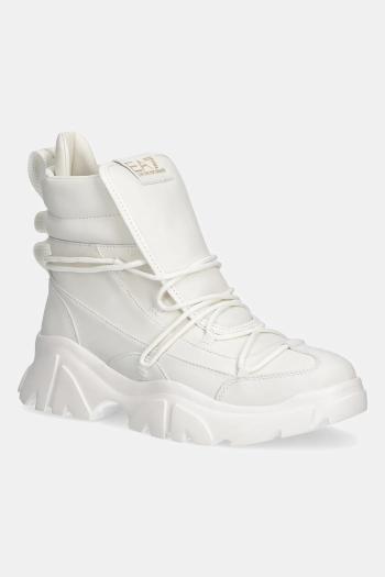 EA7 Emporio Armani cipő bézs, platformos, AF18611.7X000335