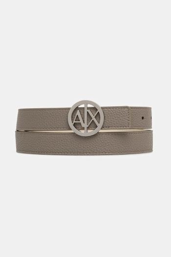 Opasok Armani Exchange šedá farba, 941118 0A877