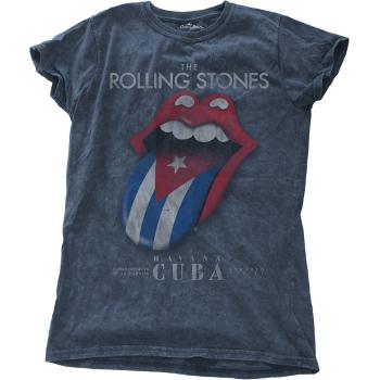 The Rolling Stones tričko Havana Cuba Modrá XL