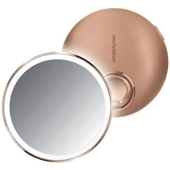 Simplehuman Sensor Compact, LED svetlo, 10× zväčšenie, Rose Gold (ST3046)