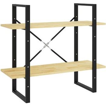 Shumee, s 2 policami, 80 × 30 × 70 cm, masívna borovica, 806452