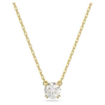 Swarovski Elegantný pozlátený náhrdelník so Swarovski kryštálom Constella 5636703