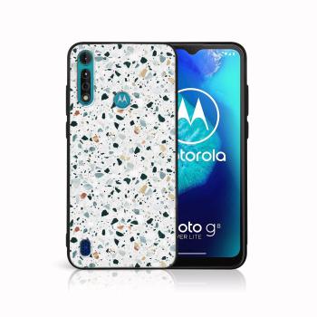 MY ART Ochranný kryt pre Motorola Moto G8 Power Lite GREY TERRAZZO (163)