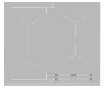 Indukčná varná doska Electrolux biela EIV63440BS