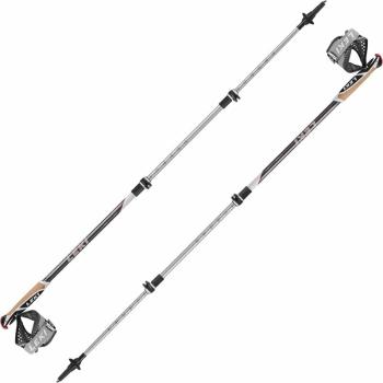 Leki Traveller Alu Black/Silvergray/Neonyellow 90 - 130 cm Palice na Nordic Walking