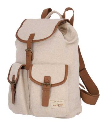 Travelite Hempline Clap Backpack Beige