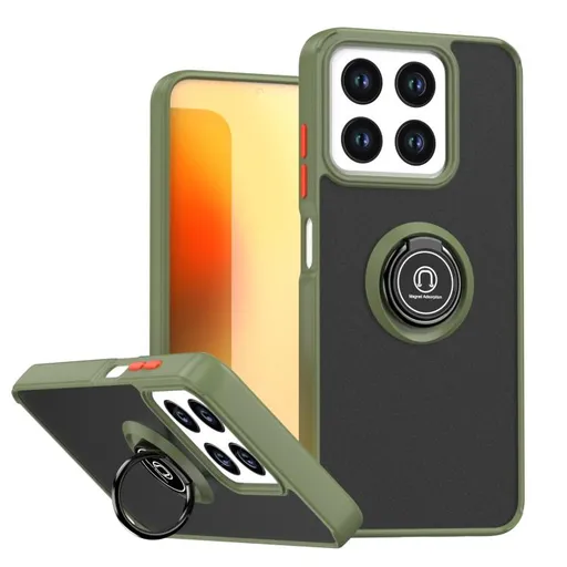 SHADOW Ochranný kryt s držiakom ZTE Blade A35 svetlozelený