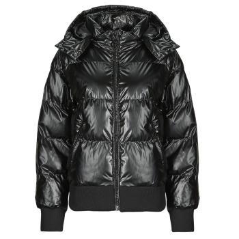 Guess  BICE METALLIC HOODIE PUFFER  Bundy Čierna