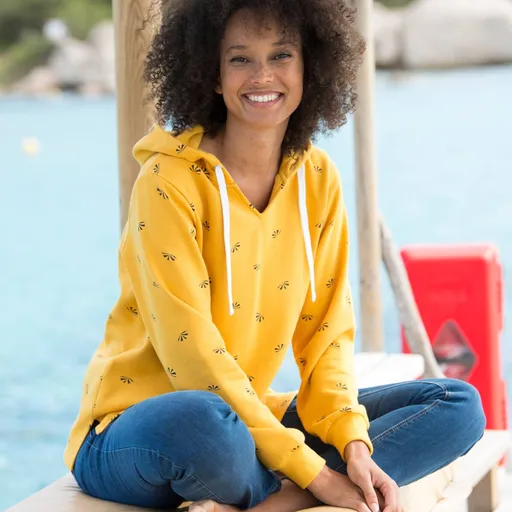 Moltonová mikina s kapucňou a potlačou