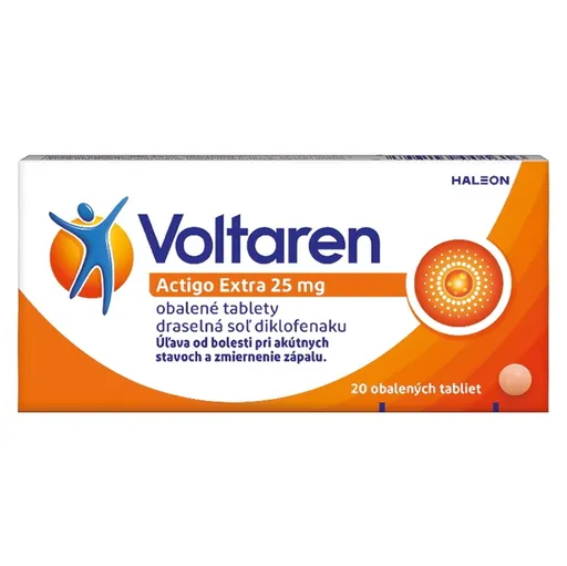 VOLTAREN Actigo Extra 25 mg 20 tabliet