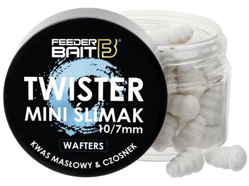 Feederbait twister mini šlimak wafters 10/7 mm 25 ml - cesnak butyric acid
