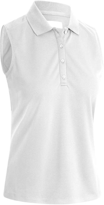 Callaway Sleeveless Knit Womens Bright White XL Polo košeľa
