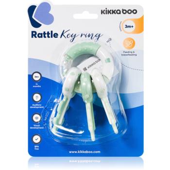 Kikkaboo Rattle Keychain hrkálka 3 m+ Mint 1 ks