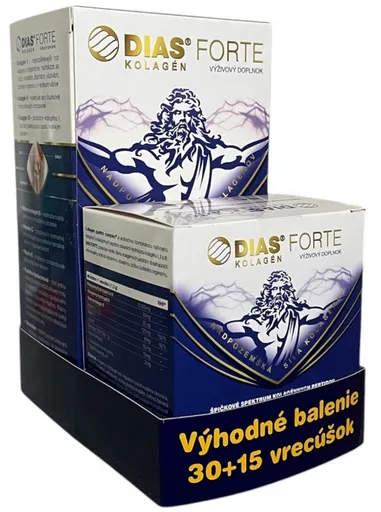 DIAS FORTE prášok vo vrecúškach 30+15 (45ks) 1set