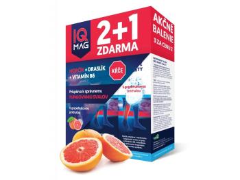 IQ MAG KŔČE, grapefruitove šumivé tablety 2+1 20 tabliet