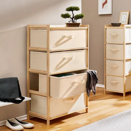 Die moderne Hausfrau Bambusová komoda Harmony, široká