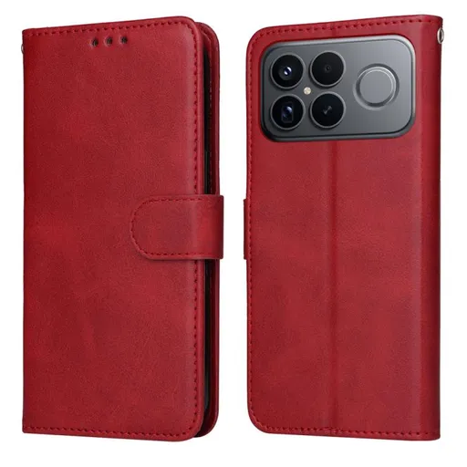 SMOOTH Peňaženkové puzdro pre POCO F8 Ultra červené