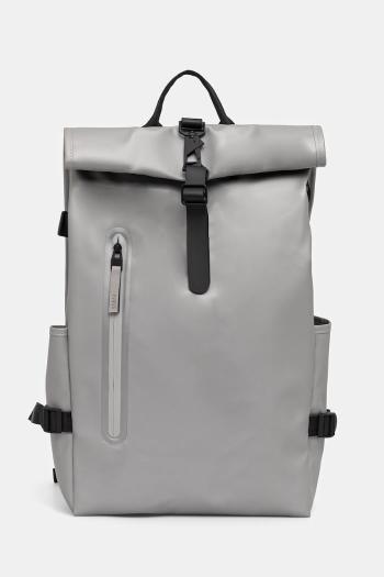 Ruksak Rains 14590 Rolltop Rucksack Large šedá farba, veľký, jednofarebná, 14590
