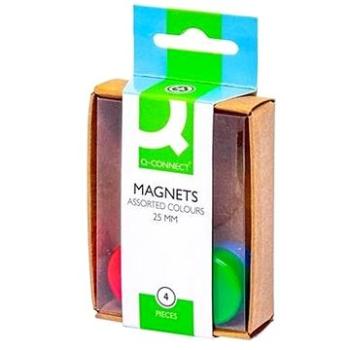 Q-CONNECT 25 mm, mix farieb, sada 4 ks (510.5310)