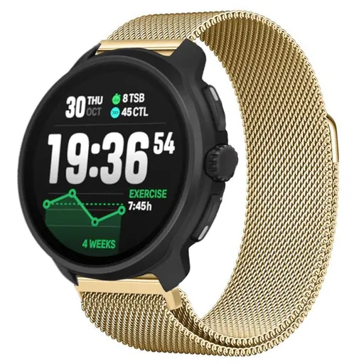 MILANESE Kovový remienok pre Suunto Race 2 zlatý