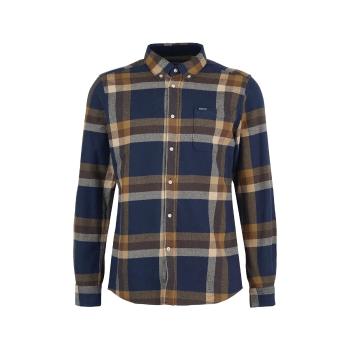 Barbour  Shirt Folley Tailored - Navy  Košele s dlhým rukávom Modrá