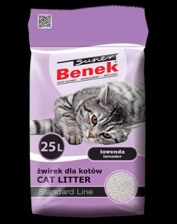 BENEK Super Standard asternut litiera 5 l x 2 (10 l) cu lavanda