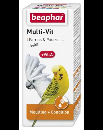 BEAPHAR Multi-Vit Parrots Preparat cu vitamine pentru papagali 20 ml