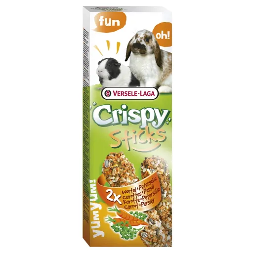 VERSELE-LAGA Crispy Sticks pre králiky/morčatá mrkva/petržlen 110 g