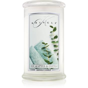 Kringle Candle Eucalyptus & Cotton vonná sviečka 624 g