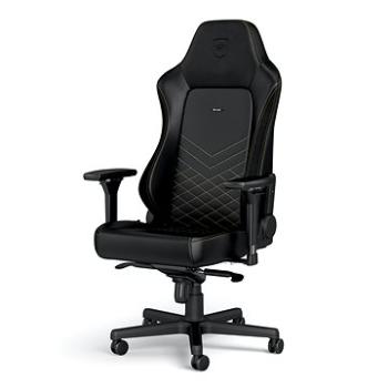 Noblechairs HERO, čierna/gold (NBL-HRO-PU-GOL)