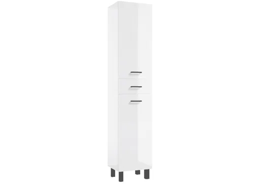 ArtDef Vysoká skrinka do kúpeľne NOVELTY White C35