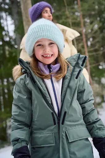 Detská čiapka s prímesou vlny Reima Pilvinen