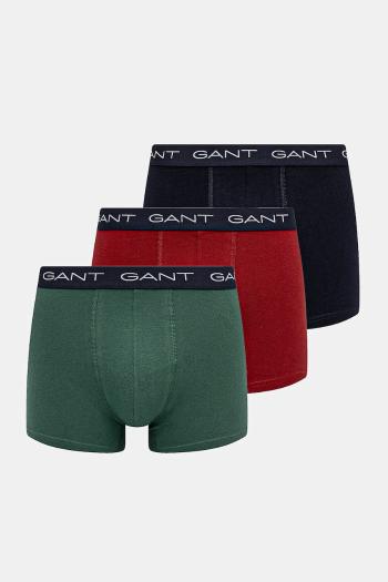 Boxerky Gant 3-pak pánske, tmavomodrá farba, 902443004