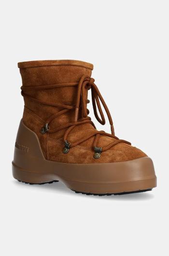 Semišové snehule Moon Boot MB LUNA BOOT SUEDE hnedá farba, 80D2480030 M008