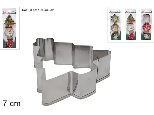 MAKRO - Vykrajovačka vianočná sada 3ks rôzne druhy