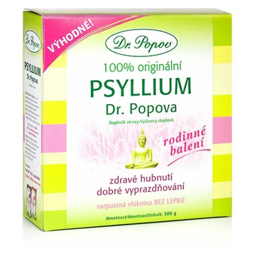 DR. POPOV Psyllium vláknina 500 g