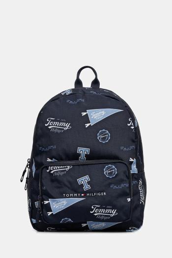 Detský ruksak Tommy Hilfiger tmavomodrá farba, veľký, vzorovaná, AU0AU01992