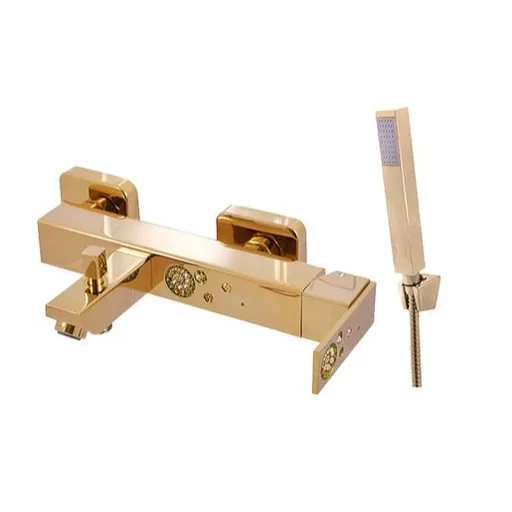 Vaňová batéria RAV Slezák so sprchovacím setom 150 mm chróm ROYAL1054.5/1