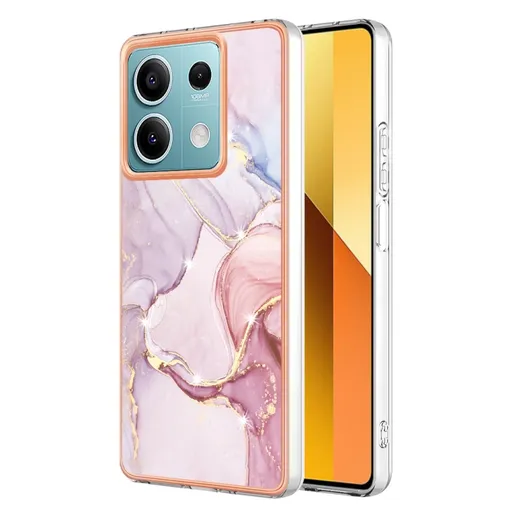 IMD MARBLE Ochranný kryt pre Xiaomi Redmi Note 13 5G ROSE GOLD