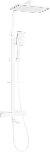MEXEN/S - CQ54 vaňový stĺp s termostatickou batériou, biela / chróm 779105495-21