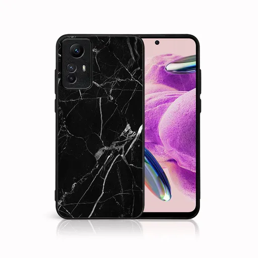 MY ART Ochranný kryt pre Xiaomi Redmi Note 12S BLACK MARBLE (142)
