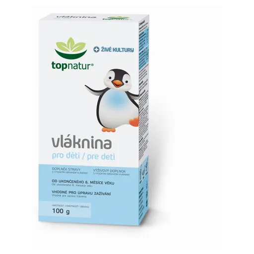 TOPNATUR Vláknina pre deti s probiotikami 100 g