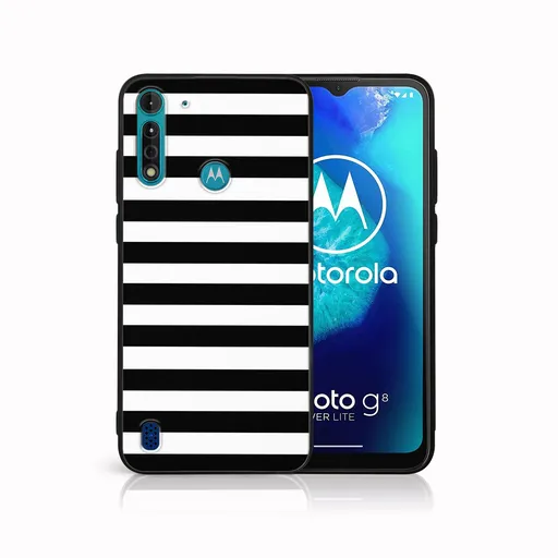 MY ART Ochranný kryt pre Motorola Moto G8 Power Lite LINES (169)