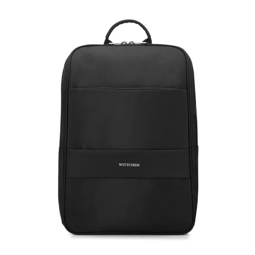 Pánsky batoh na notebook 15,6" so zaoblenou chlopňou do lietadla, čierny 29-3P-223-1