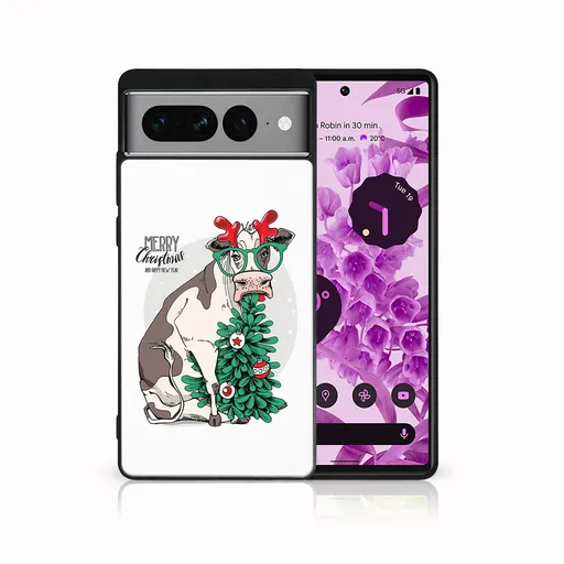 MY ART Kryt s vianočným dizajnom Google Pixel 7 Pro MERRY CHRISTMAS (074)