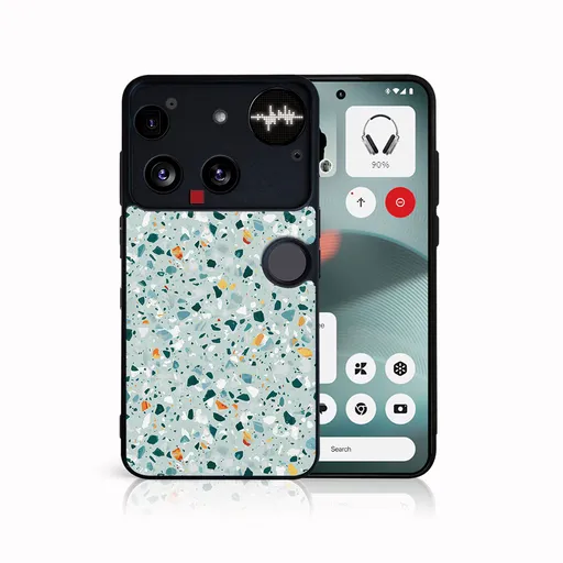 MY ART Ochranný kryt pre Nothing Phone (3) BLUE TERRAZZO (164)