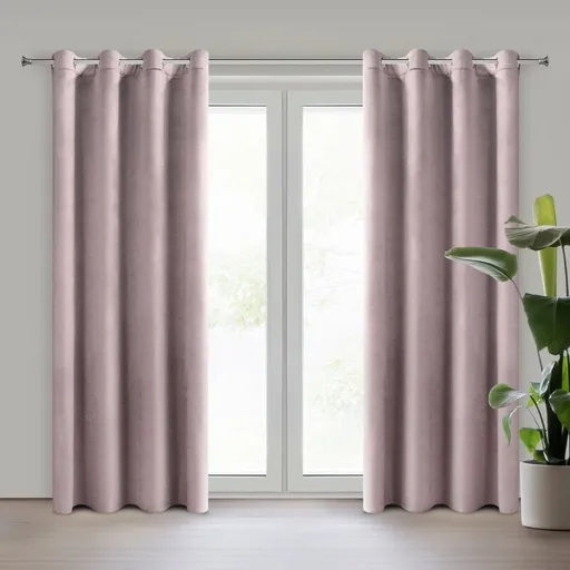 ArtFir Záves ROSA K | púdrovoružová 140 x 250 cm