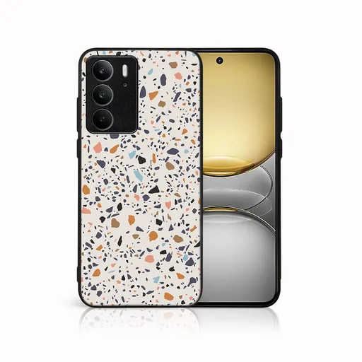 MY ART Ochranný kryt pre Realme C75 / Realme 14x 5G BEIGE TERRAZZO (162)