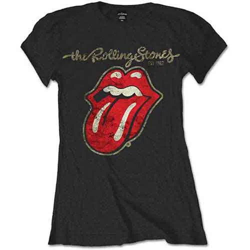 The Rolling Stones tričko Plastered Tongue Čierna XS
