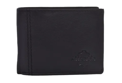 Malá kožená peňaženka MERCUCIO čierna 2511549